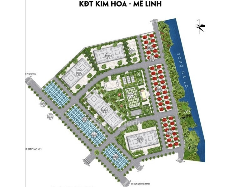 Khu đô thị Kim Hoa: Dự án tại huyện Mê Linh