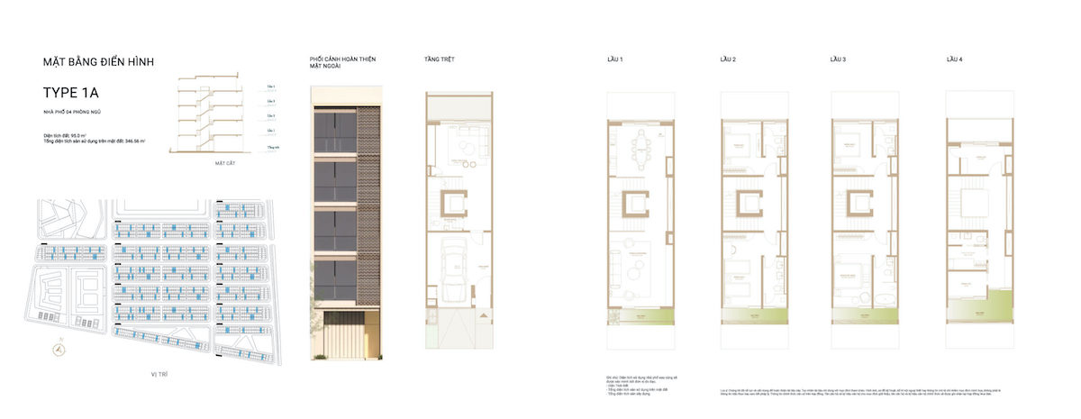 Layout Shophouse 1A The Global CIty