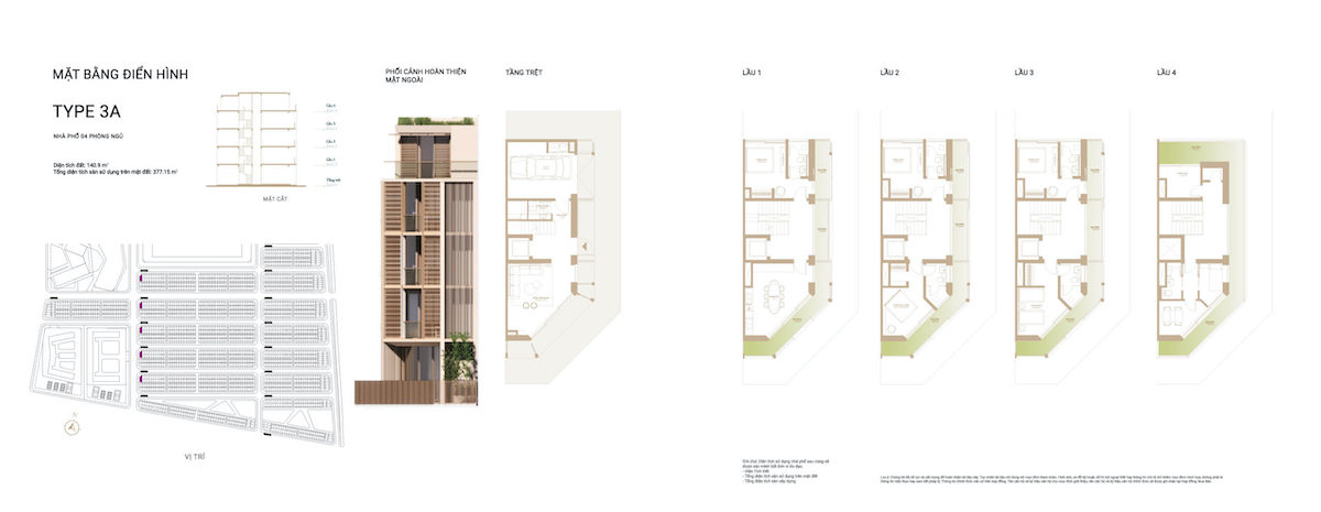 Layout Shophouse 3A The Global CIty