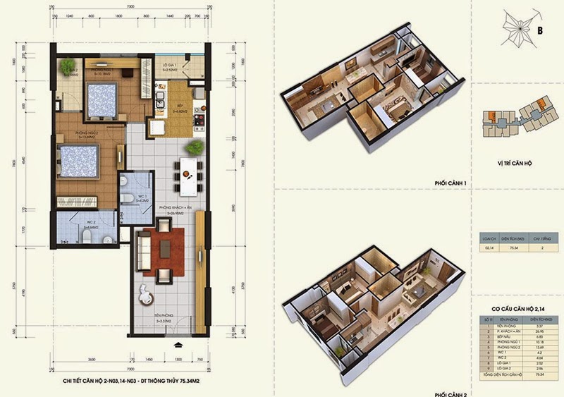 Thiết kế căn 02 14