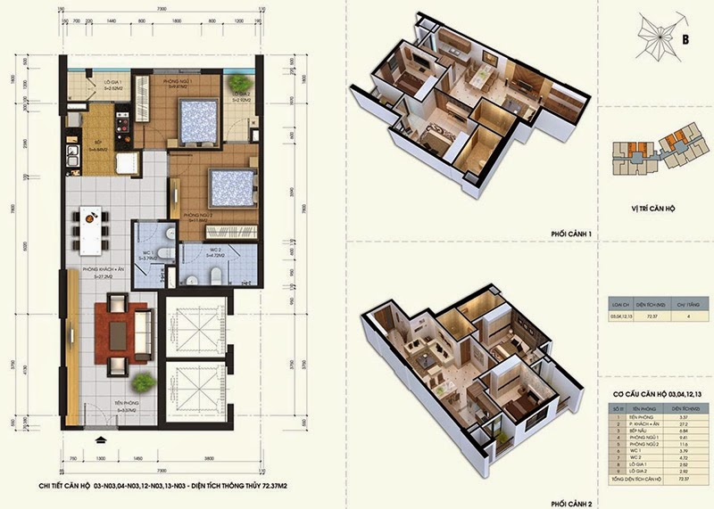 Thiết kế căn 03 04 12 13