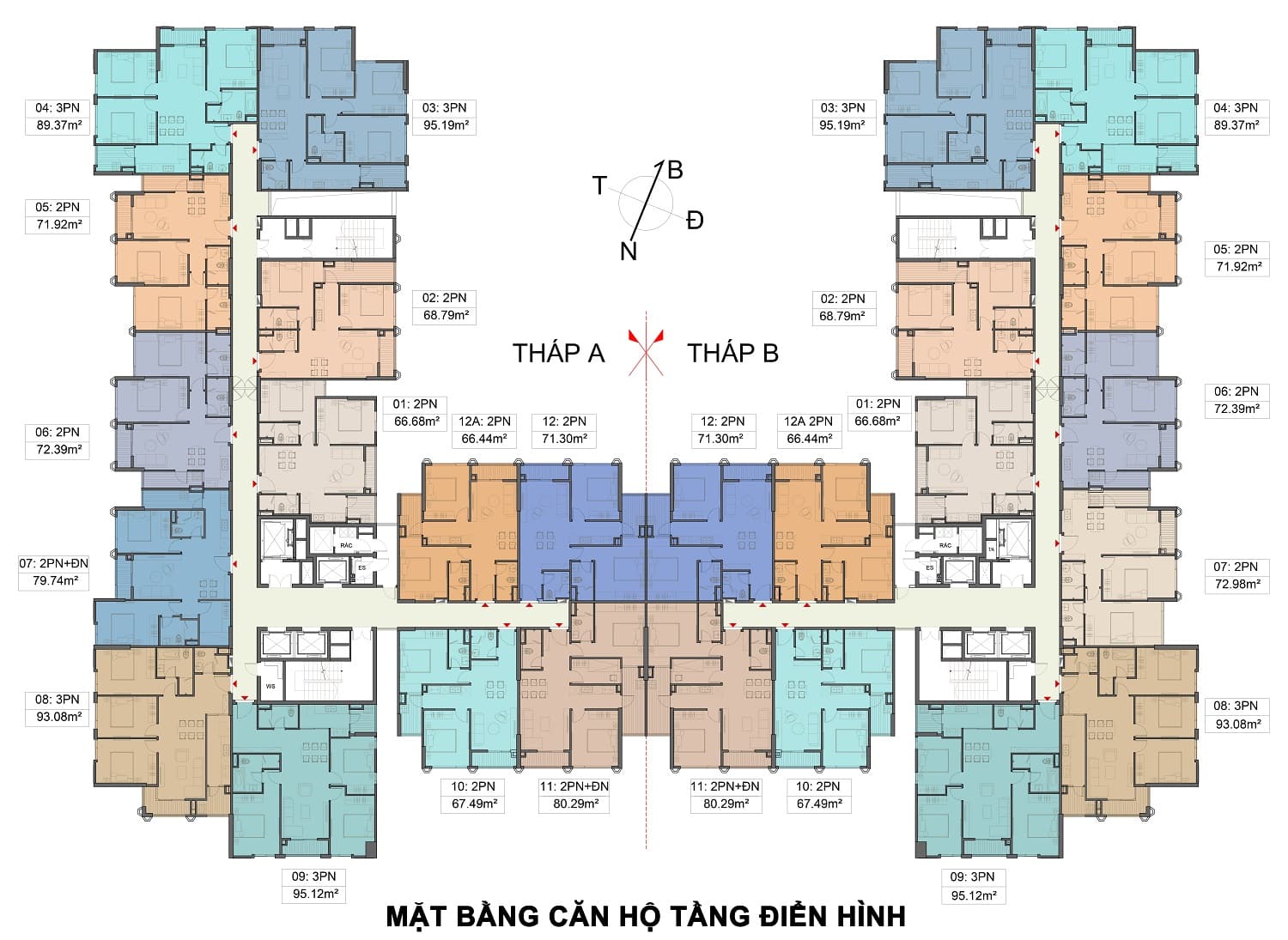 mặt bằng chung cư moonlight 1 an lạc symphony