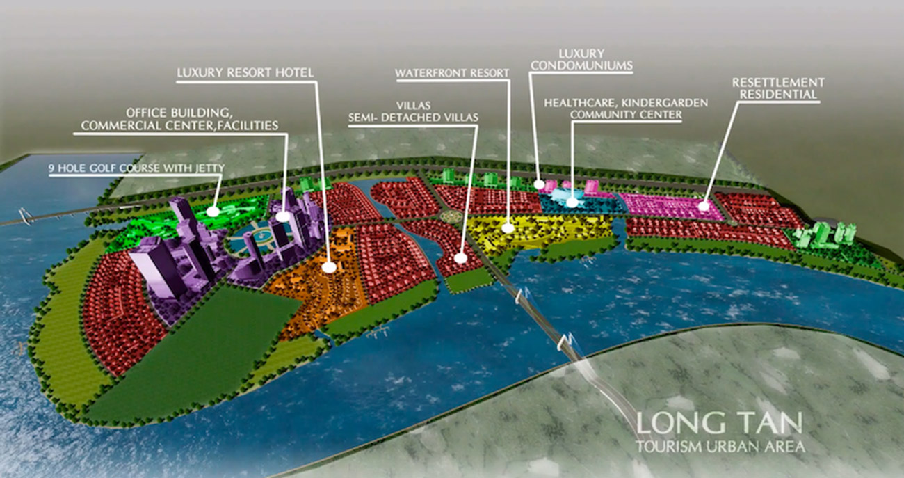Các phân khu dự án khu đô thị Long Tân - DIC Wisteria City Đồng Nai 