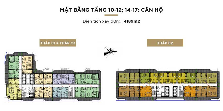 CĂN HỘ 10 - 12 & 14 - 17