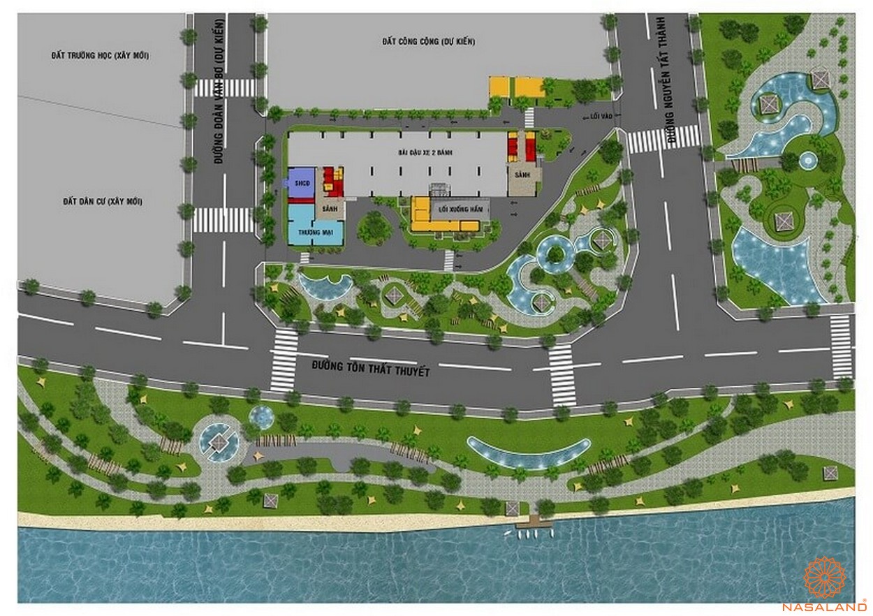 Mặt bằng dự án căn hộ Riva Park quận 4
