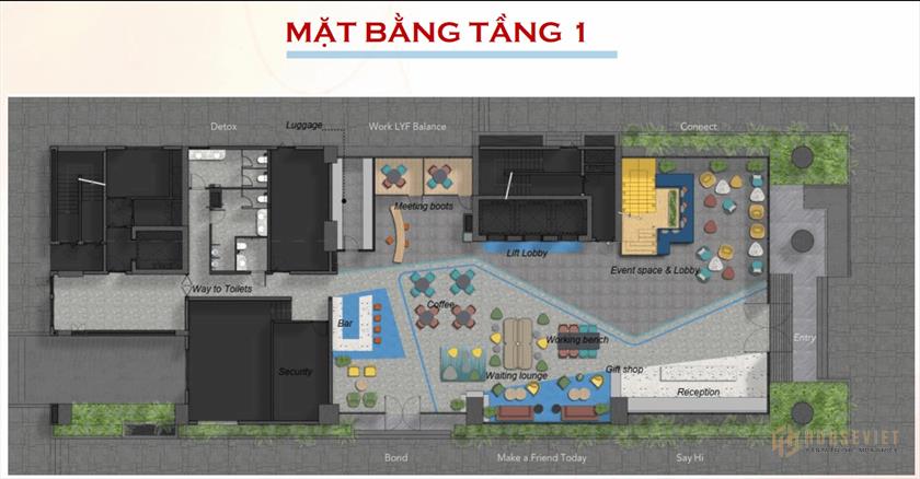 Mặt bằng dự án Felicia Oceanview Apart–Hotel 