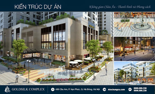 Kiến trúc dự án Goldsilk Complex Cầu Am