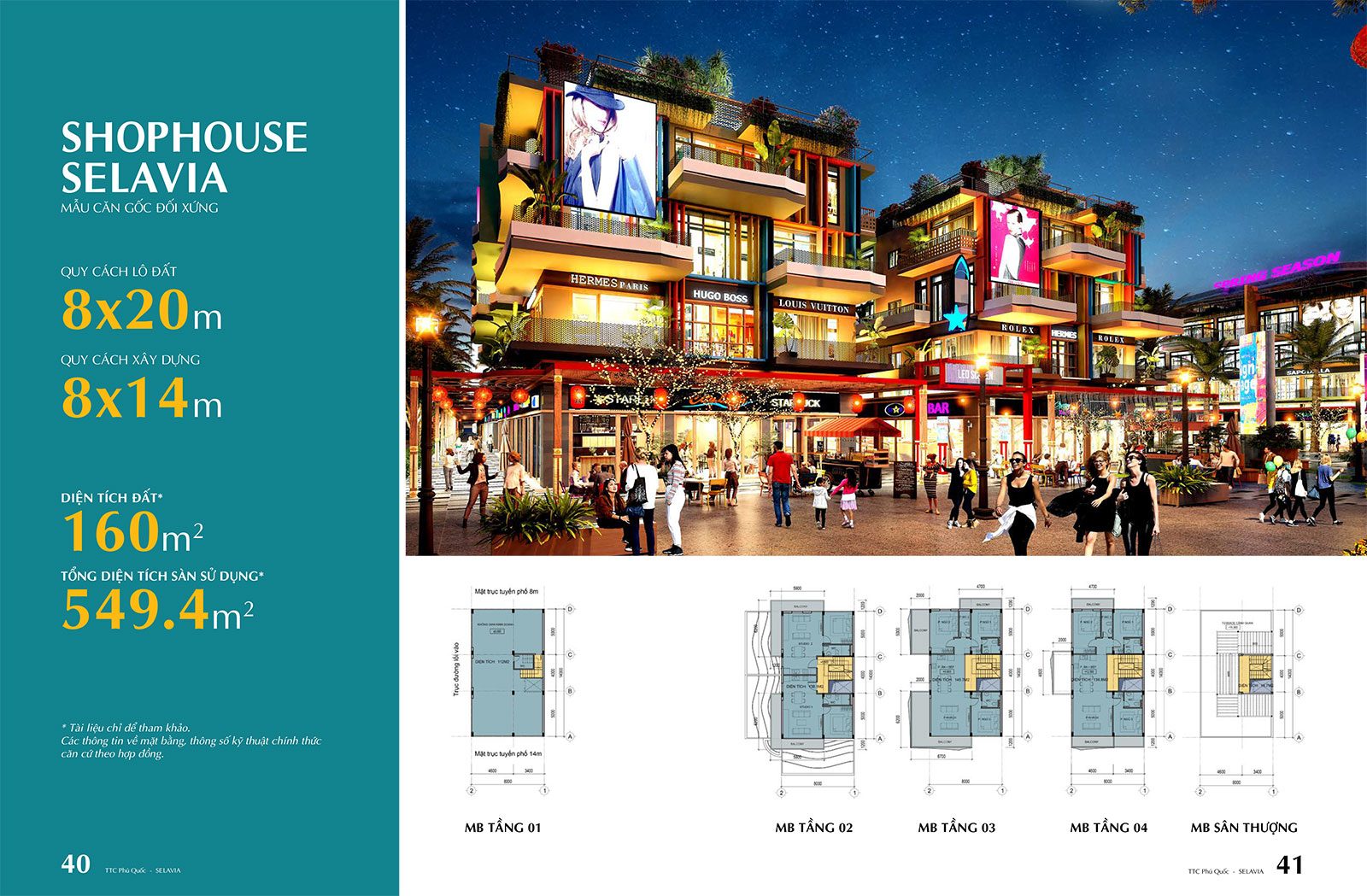 Mẫu Shophouse Căn Góc Đối Xứng.