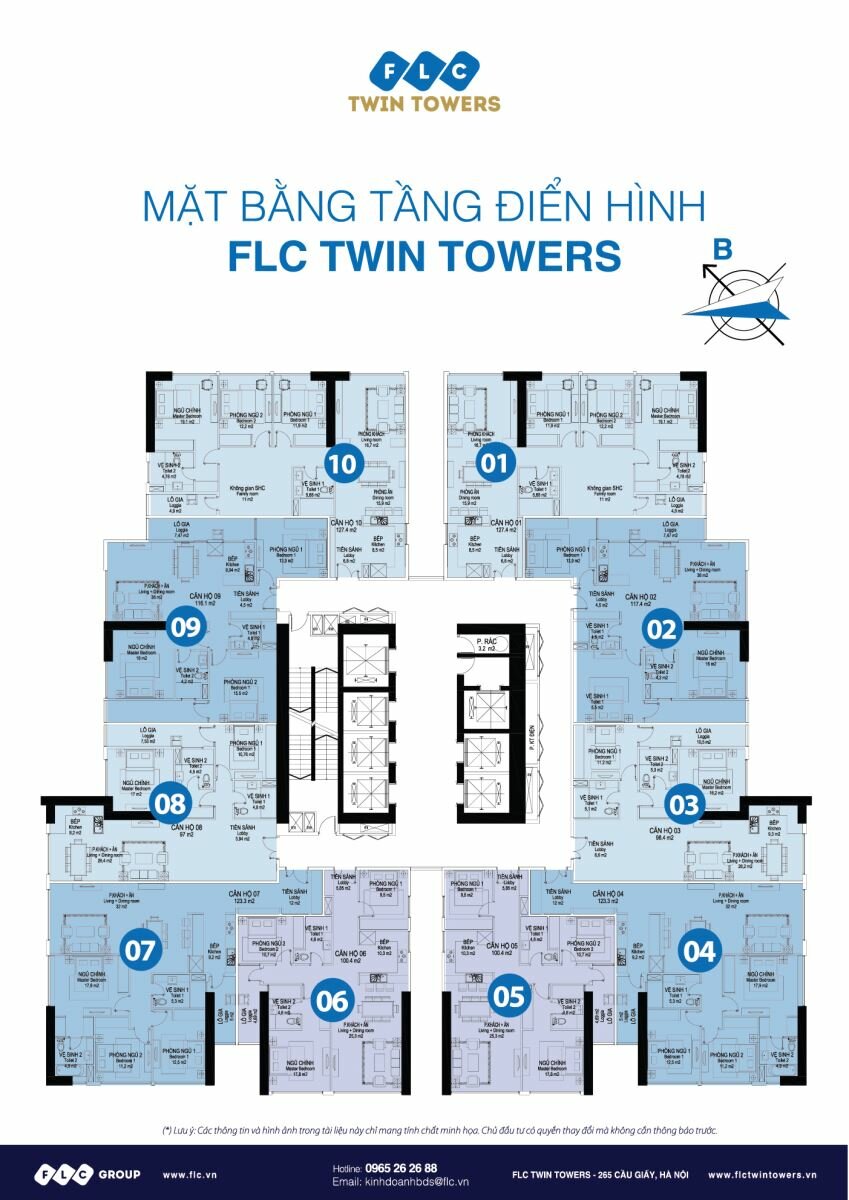 Mặt bằng tầng điển hình