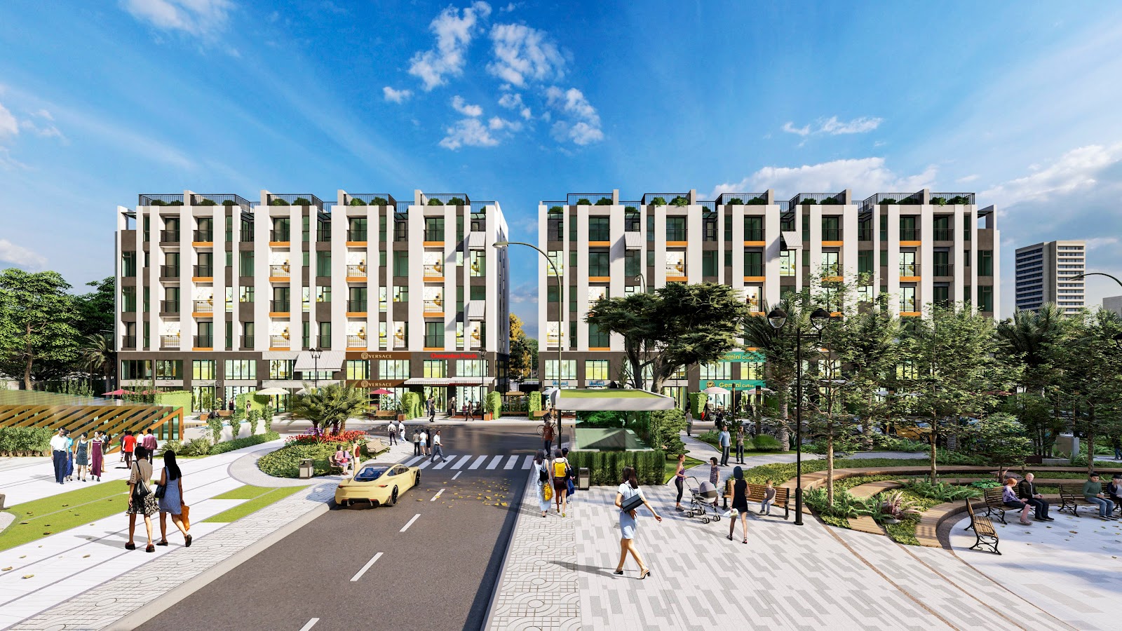 shophouse dự án hoàng thành pearl cầu diễn