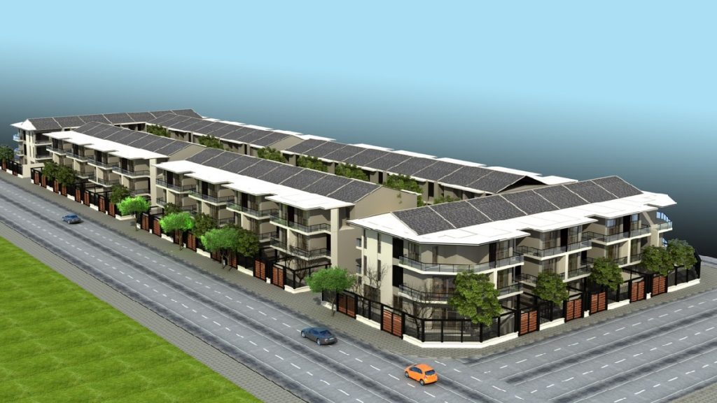 Phối cảnh nhà ở liền kề Thanh Lâm Đại Thịnh 2