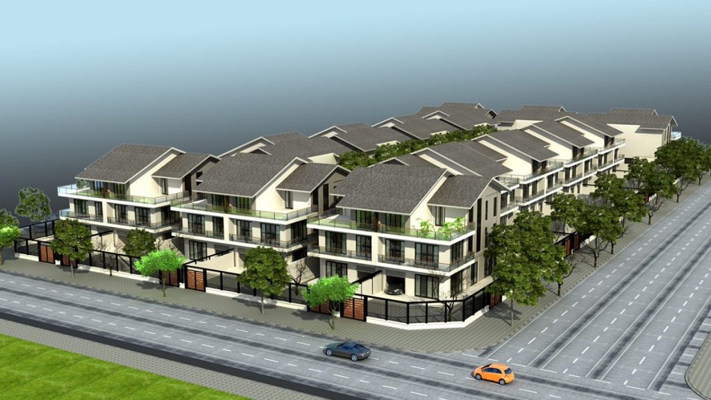 Phối cảnh nhà vườn dự án Thanh Lâm Đại Thịnh 2 Mê Linh