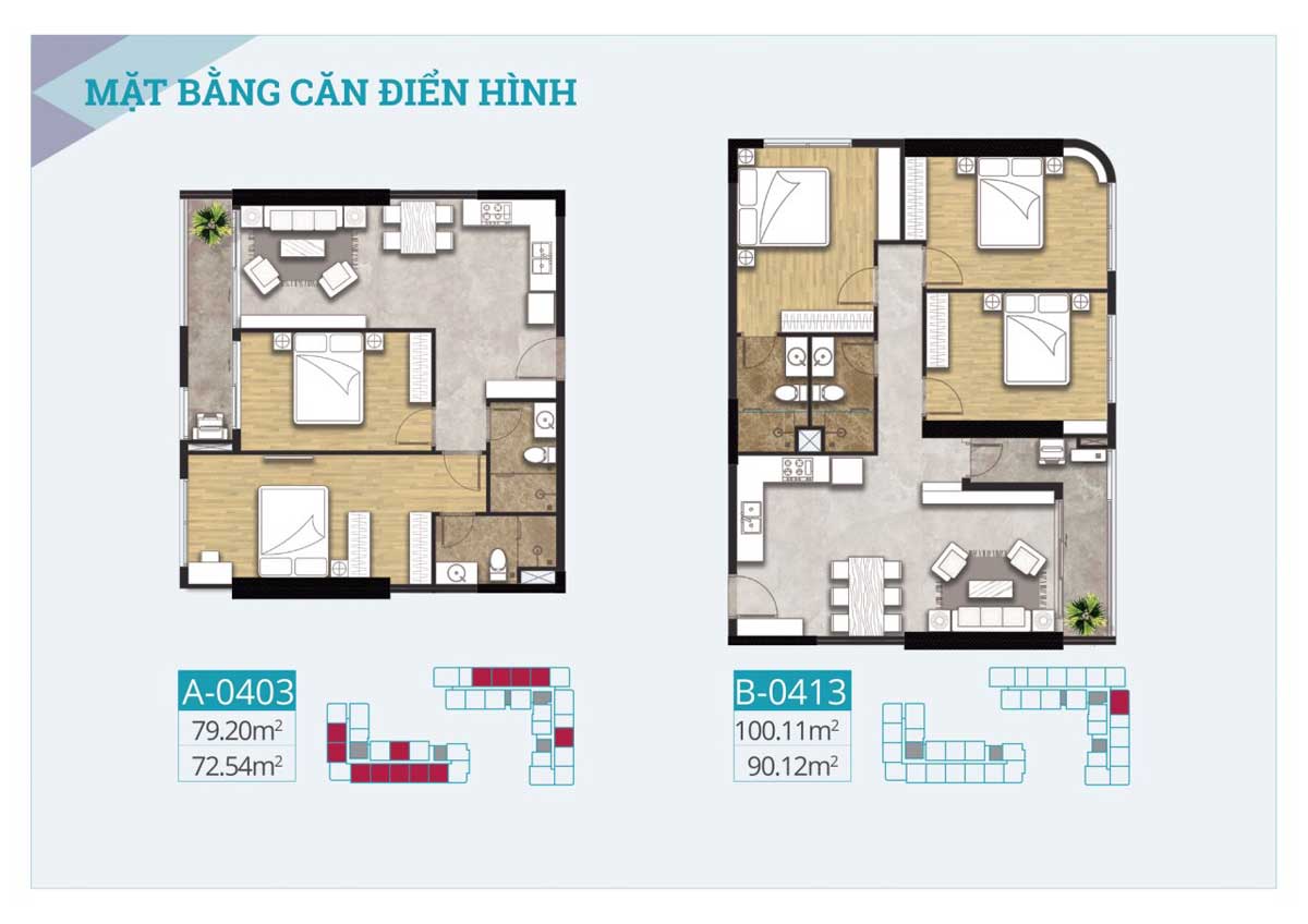 thiet ke can ho C River View 7920m2 10011m2 - C RIVER VIEW BÌNH DƯƠNG