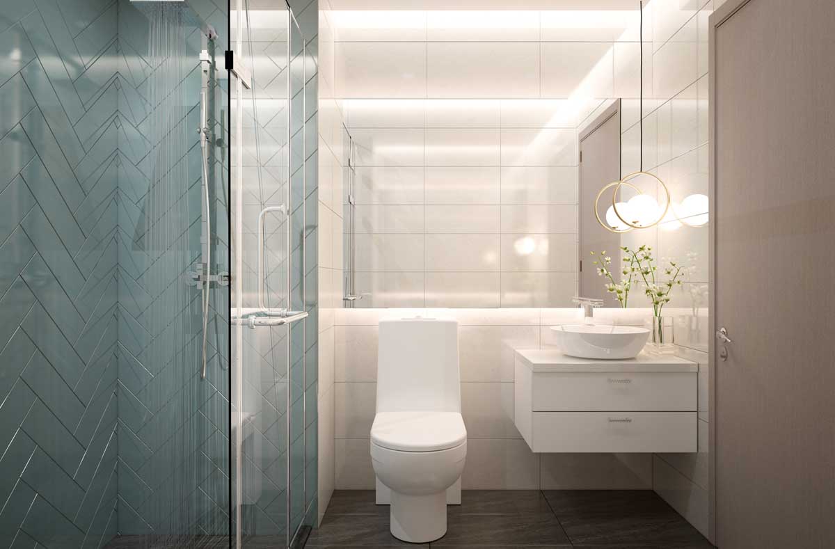 Toilet Can ho1PN C River View Binh Duong - C RIVER VIEW BÌNH DƯƠNG