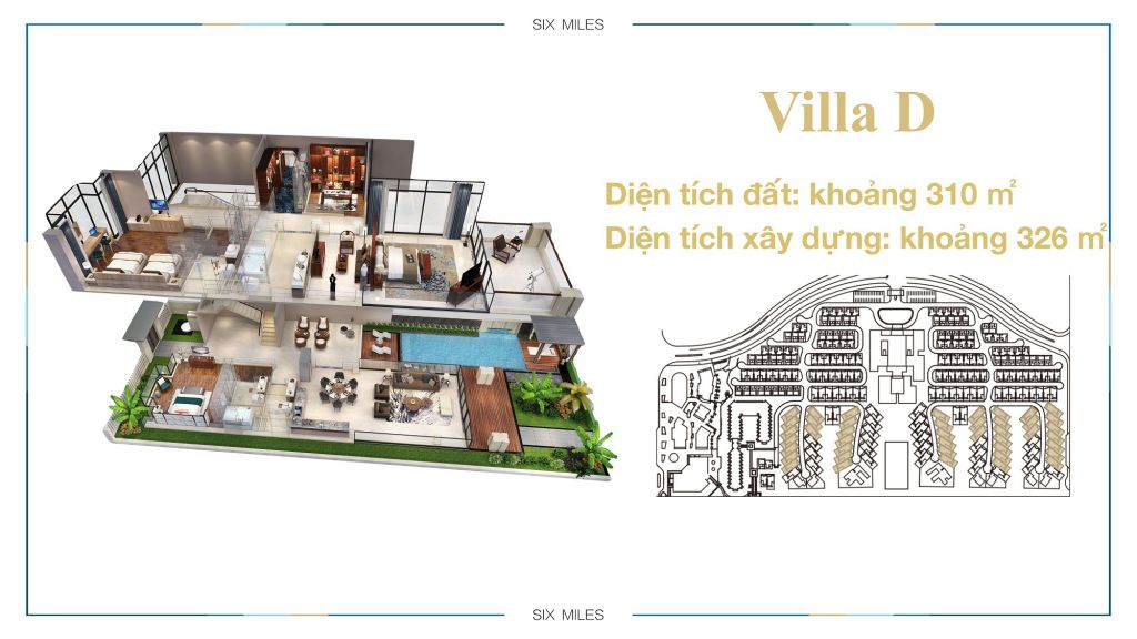 biệt thự 6 miles coast resort lăng cô