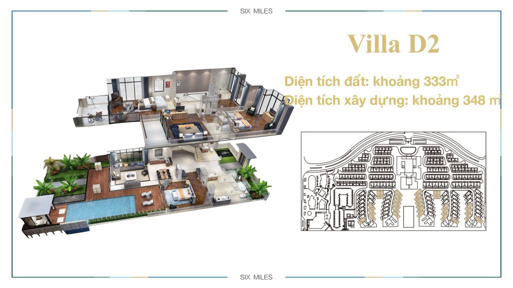 biệt thự 6 miles coast resort lăng cô