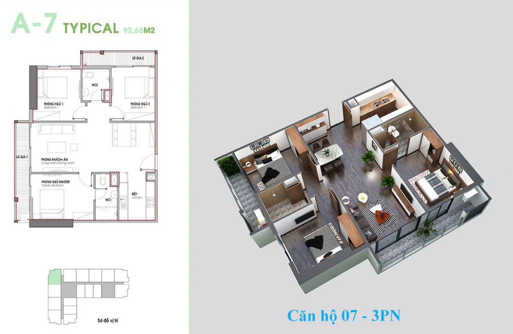 Thiết kế căn hộ 07 An Bình Plaza 