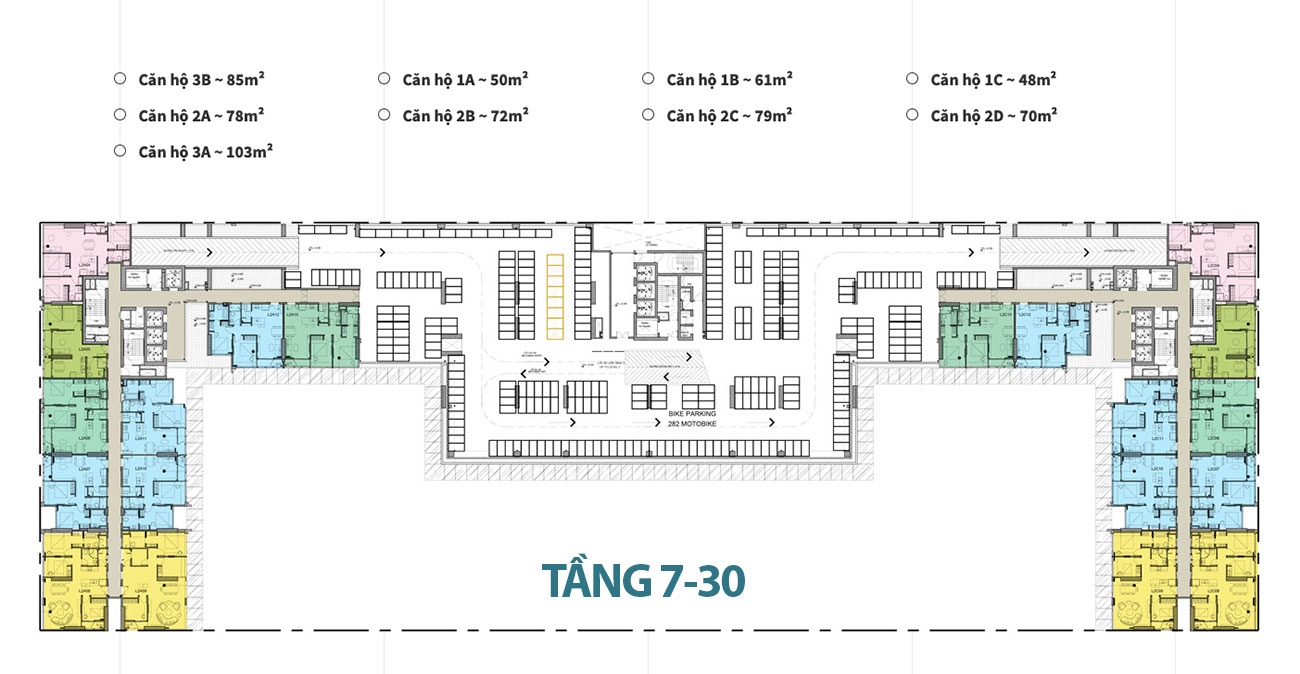 Mặt bằng tầng dự án căn hộ Kingdom 101 Quận 10