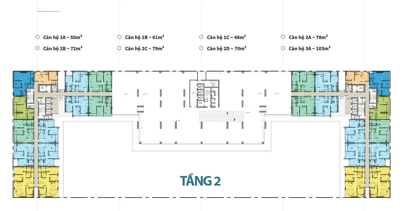 Mặt bằng tầng dự án căn hộ Kingdom 101 Quận 10