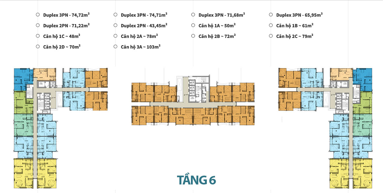 Mặt bằng tầng dự án căn hộ Kingdom 101 Quận 10