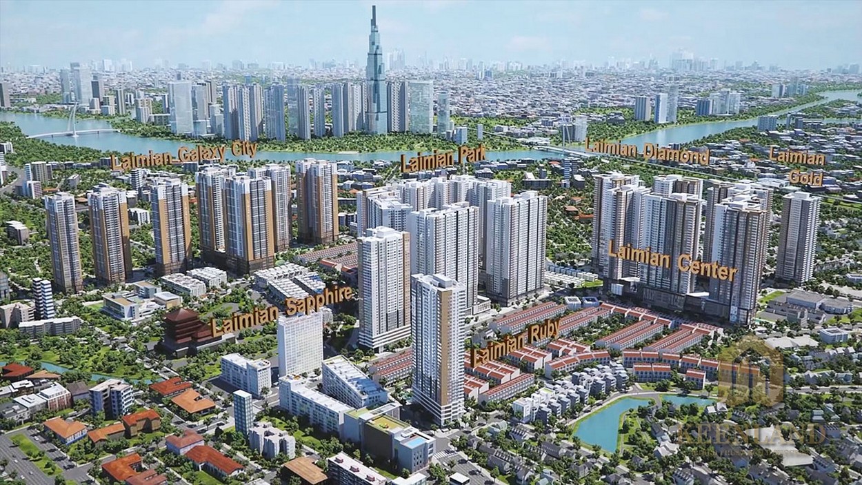 Laimian City 39 Mua bán cho thuê dự án căn hộ chung cư Laimian City Quận 2 chủ đầu tư HDTC