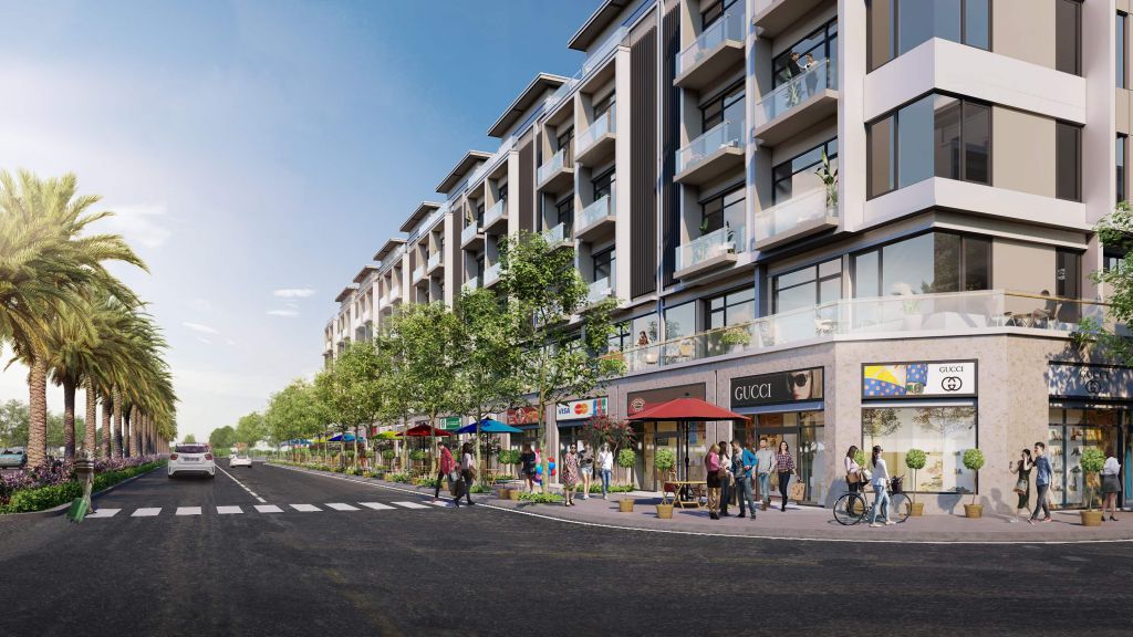shophouse vườn sen đồng kỵ loại 5,5 tầng