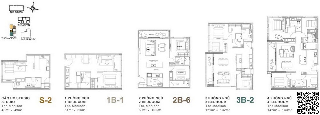 Bản vẽ sơ đồ căn hộ Thảo Điền