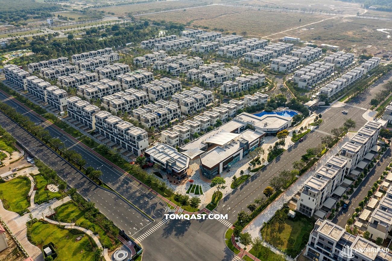 Phối cảnh tổng thể dự án Nhà Phố  Biệt Thự Swan Park Nhơn Trạch Đường Đường số 7 chủ đầu tư CFLD