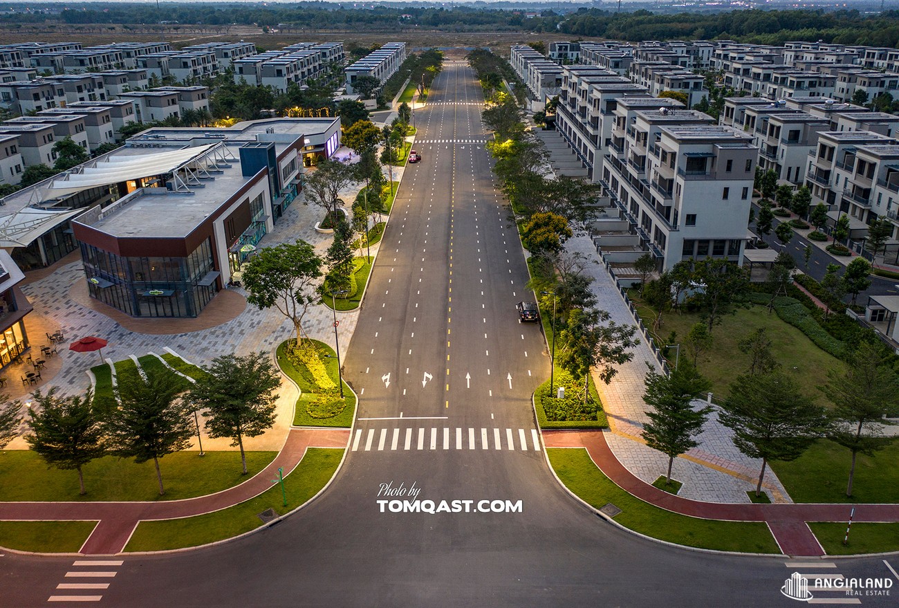 Phối cảnh tổng thể dự án Nhà Phố  Biệt Thự Swan Park Nhơn Trạch Đường Đường số 7 chủ đầu tư CFLD