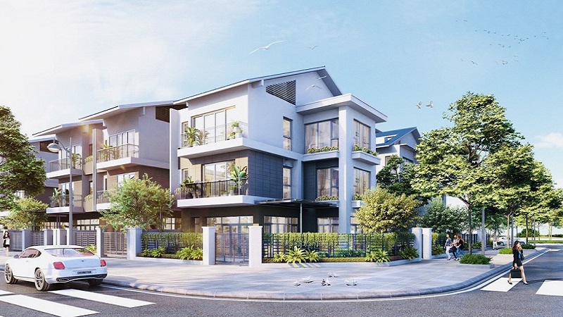 Biệt thự góc Sol Lake Villa Đô Nghĩa