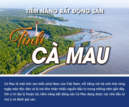 360 độ tiềm năng bất động sản Cà Mau: tiềm năng nơi tận cùng tổ quốc
