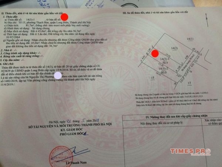Siêu hót, cần bán gấp mảnh đất đẹp, giá mềm. Địa chỉ: Tổ 13 - P. Thạch Bàn - Long Biên - Hà Nội.
