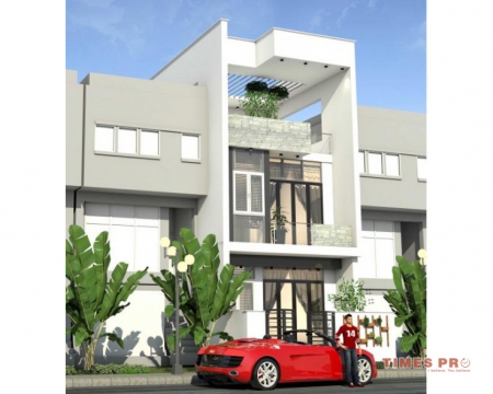 MẪU NHÀ GÓC 2 MẶT TIỀN ĐẸP Ở HÀ NỘI