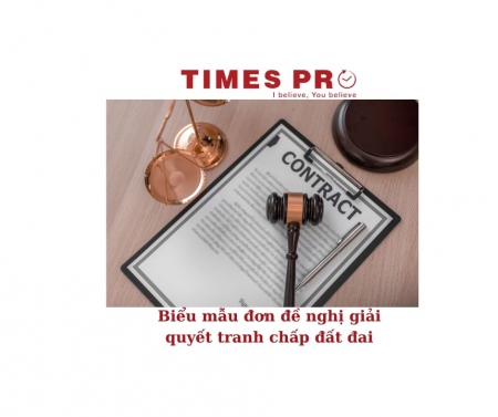 Biểu mẫu đơn đề nghị giải quyết tranh chấp đất đai