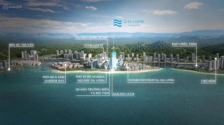 Bán căn 2 phòng ngủ view biển Hạ Long (dự án A La Carte) giá rẻ hơn các căn 2 PN khác đến 20%