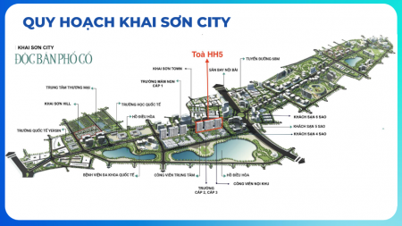 Chủ đầu tư mở bán căn hộ Khai Sơn City Long Biên - chiết khấu 9.5% GTCH, được vay 65% trong 2 năm