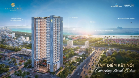 Chung cư cao cấp 2PN 82.5m2 view sông Hàn và Thành Phố Đà Nẵng giá ưu đãi dự án The Sang Residence