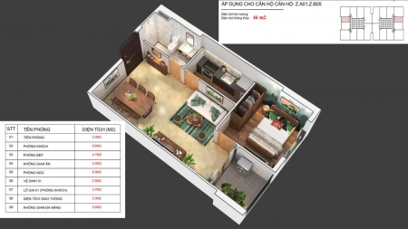 Chỉ từ 2 tỷ sở hữu căn hộ 1 phòng ngủ đẹp nhất khu vực Minh Khai chung cư Feliz Homes