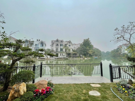 Bán biệt thự đơn lập 500m2, Vinhomes Riverside Long Biên Hà Nội, nhà thô