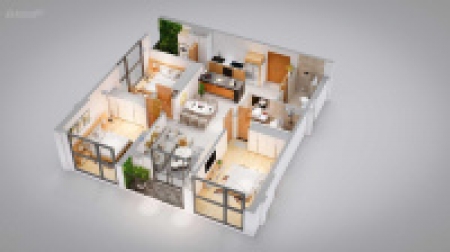 Cần bán căn góc 08 DT 96m2 chung cư Khai Sơn City