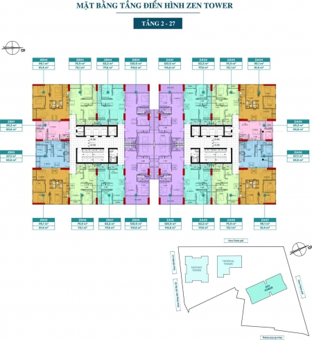 Bán suất ngoại giao Feliz Homes 279 Hoàng Mai căn ZB2109 ban công Nam 3,950 tỷ, ký trực tiếp CĐT
