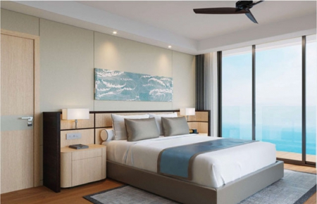 Bán căn hộ nghỉ dưỡng biển 1 phòng ngủ, 45m²full nội thất 5* Shantira Hội An