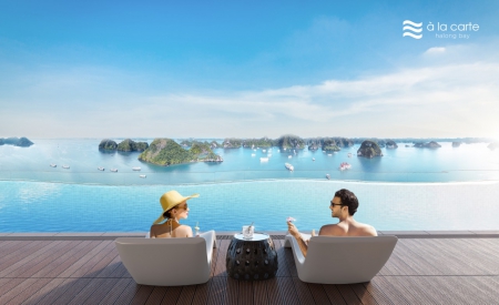 KS 5* Hạ Long: Chỉ 750tr sở hữu - sổ đỏ lâu dài - sát bãi tắm - cam kết DT 42% T12 kinh doanh ngay