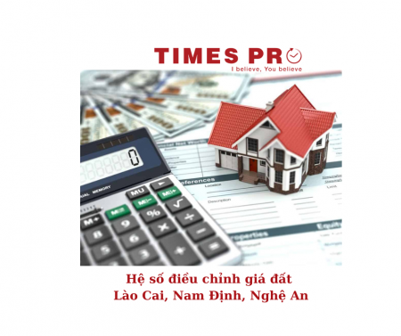 Hệ số điều chỉnh giá đất tỉnh Lào Cai-Nam Định-Nghệ An