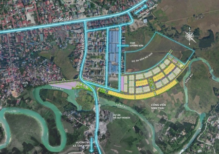 Siêu phẩm đất nền khan hiếm tại trung tâm thị trấn Lương Sơn, Hoà Bình giá đầu tư