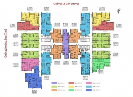 Hot! Quỹ căn hộ 4pn - 206m2 siêu hiếm tại dự án 25 Lê Văn Lương chỉ từ 65tr/m2