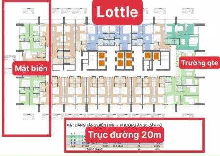 Bán suất ngoại giao căn hộ ICON40 2PN 2WC view biển, đầu tư chỉ từ 850tr, LH: 0389587708