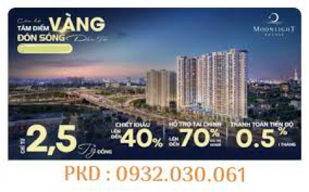Suất đầu tư căn 2,5 tỷ còn 1,4 tỷ tại Moonlight Avenue Thủ Đức.